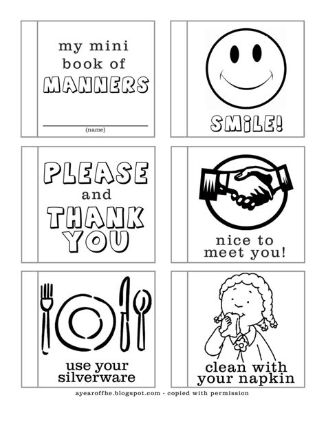 Printable Worksheets Good Manners Worksheets