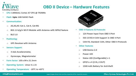 iWave OBD II Secured Edge Analytics Enabling IoT in Fleet Management - Electronics-Lab.com