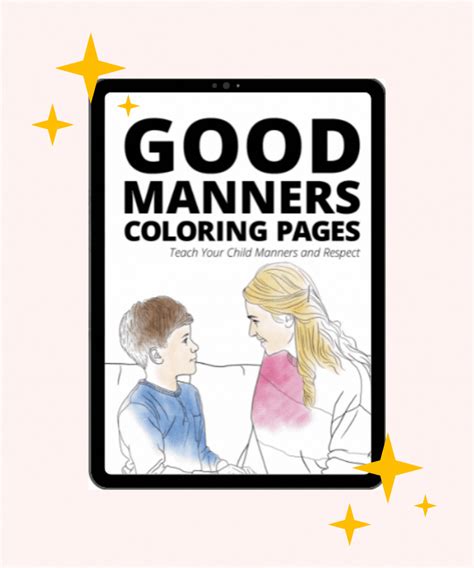 Manners Coloring Pages For Kids