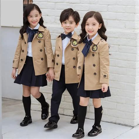 Children-Japanese-School-Uniforms-Girls-Boys-Windbreaker-Coat-Shirt ...