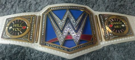 Custom WWE Women’s Championship Side Plates | Belts by Dan