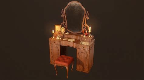 3D model Bedroom Furniture Props Pack VR / AR / low-poly | CGTrader