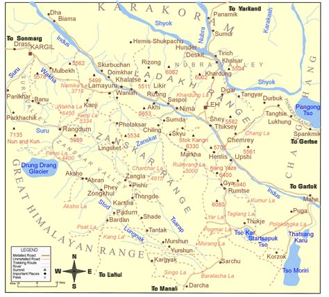 Ladakh District Map Ladakh Political Map | Porn Sex Picture