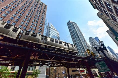 Chicago CTA Subway Loop editorial stock photo. Image of line - 62479083