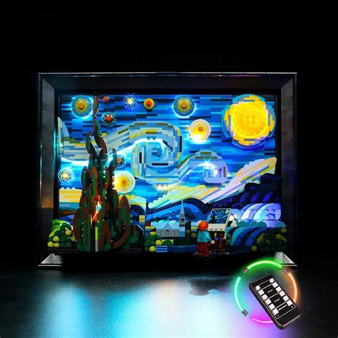 Amazon.com: BrickBling Kit de luces compatible con Lego 21333 Vincent Van Gogh - La noche ...