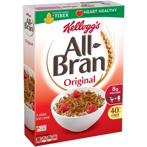 Kellogg's All-Bran Breakfast Cereal, Original, 18.3 Oz - Walmart.com