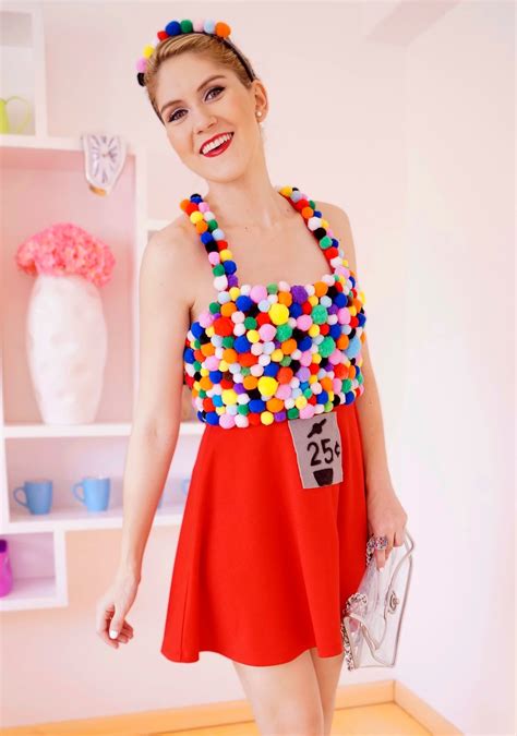 The Joy of Fashion: {Halloween}: Homemade Gumball Machine Costume