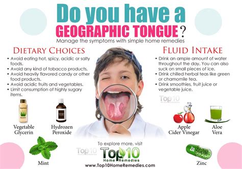 geographic tongue pain - pictures, photos