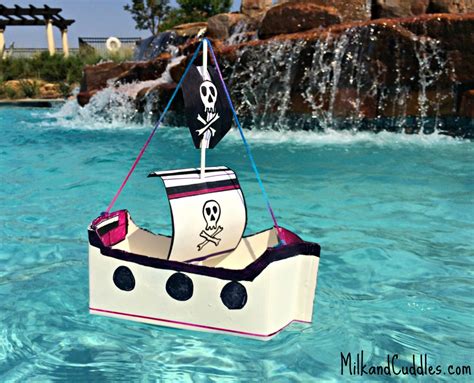 Make a Floating Pirate Ship - out of Recyclables! - Everyday Best