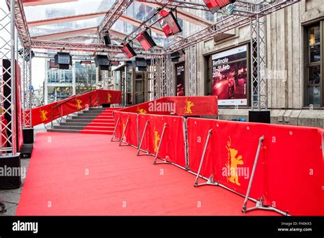 2016 Berlinale, Berlin Film festival red carpet at the historic Friedrichstadt-Palast theatre ...