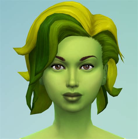 My Sims 4 Blog: Jolly Green Hair Color by The Simsperience