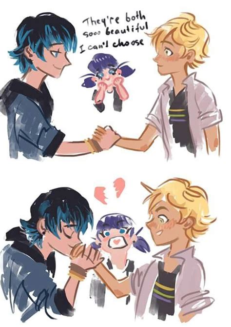 Lukadrien and Marinette | Miraculous, Anime novios, Imágenes de miraculous ladybug