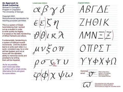 writing Greek letters | Cursive letters alphabet, Greek writing, Greek alphabet