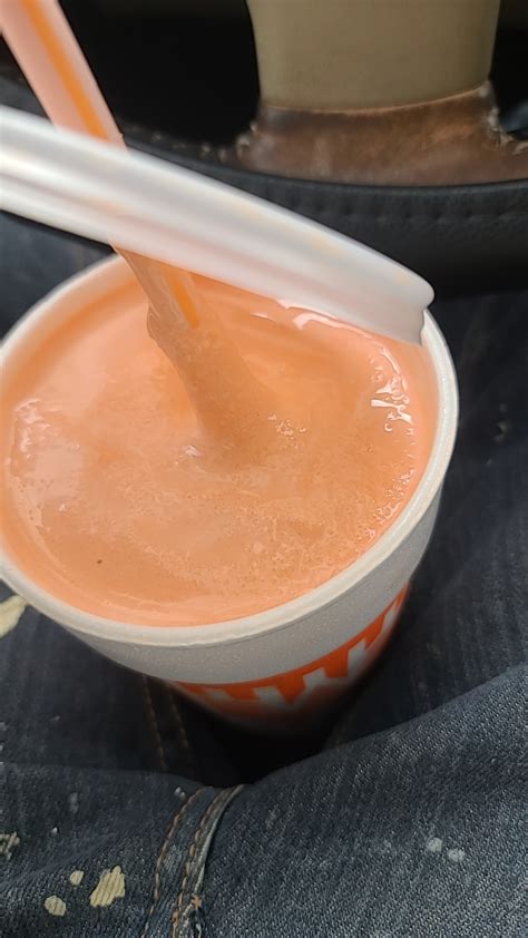 50/50 bannana strawberry shake : r/Whataburger