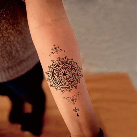 Sanskrit Mantra Words Temporary Tattoos Body Art Tattoo Sticker Fake Tattoo