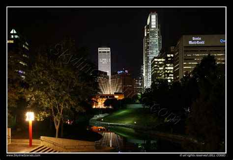 Omaha, Nebraska Skyline | Omaha skyline at night from riverw… | Flickr