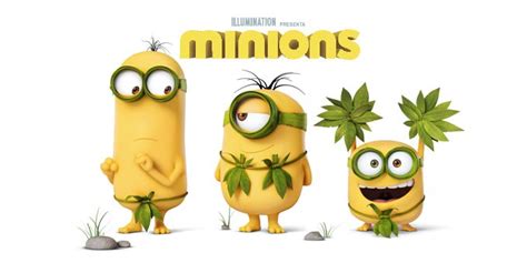 Adorable Minions with Leaves on Their Heads