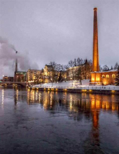 Winter night in Tampere | Tampere, Cities in finland, Finland