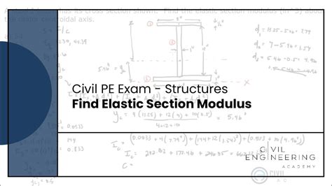 Structures-Find Elastic Section Modulus - YouTube