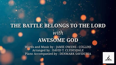 "The Battle Belongs To The Lord" w/ "Awesome God" || Piano ...