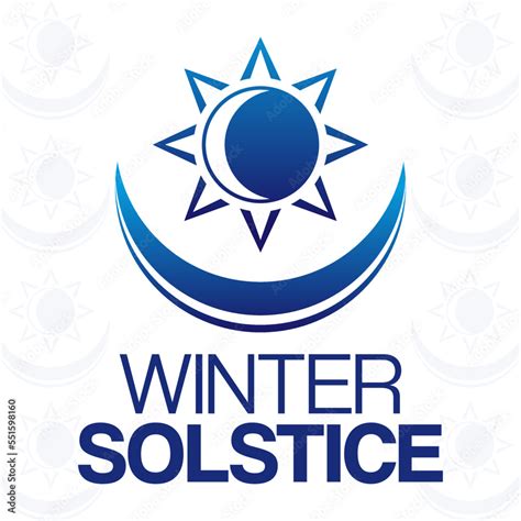 Winter Solstice. Vector illustration. Holiday poster. Stock Vector ...