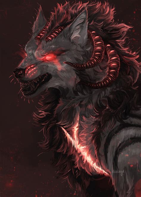 ArtStation - Demonic Wolf