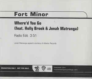 Fort Minor - Where'd You Go (2006, CD) | Discogs