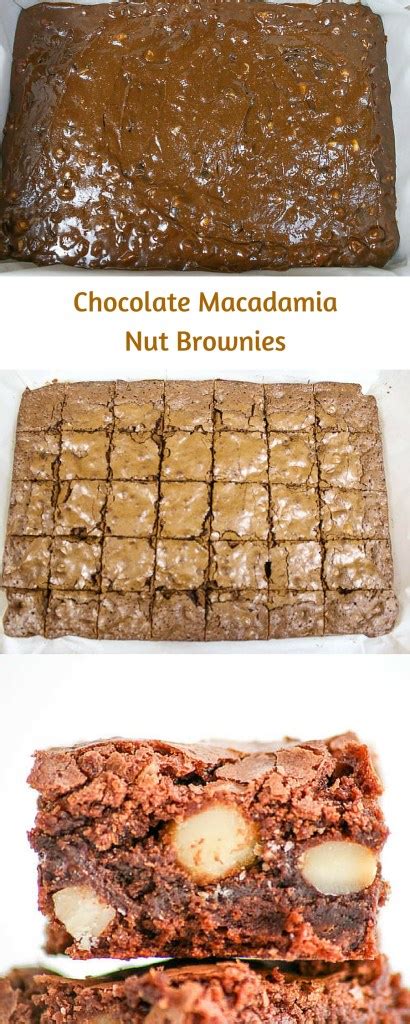 Chocolate Macadamia Nut Brownies - Desserts Required