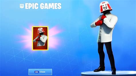 The NEW KFC SKIN in Fortnite.. - YouTube