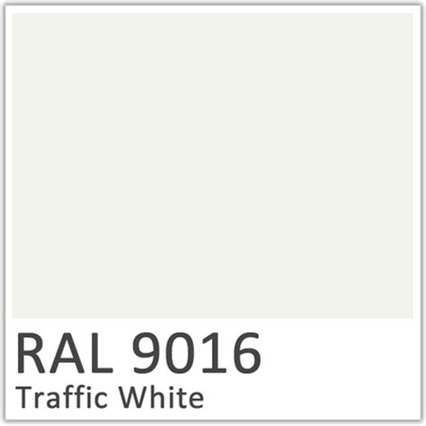 RAL 9016 Traffic White Polyester Flowcoat