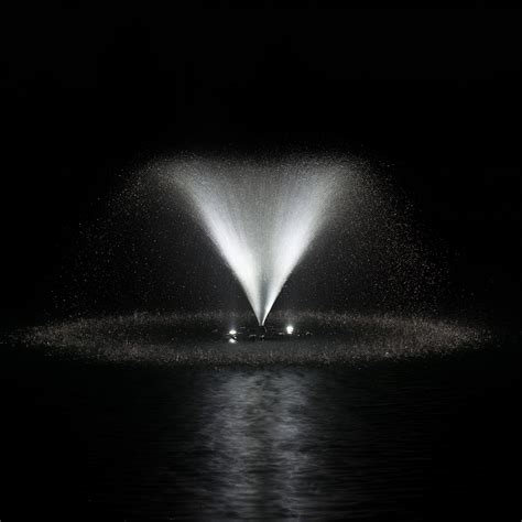 Fountain with Lights | Pond Fountains | White LED Lighting