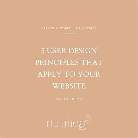 5 User Experience Design principles that apply to your website | Nutmeg Studio