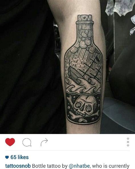 664 best images about In A Bottle Tattoos on Pinterest | Traditional, Bottle and Ios app