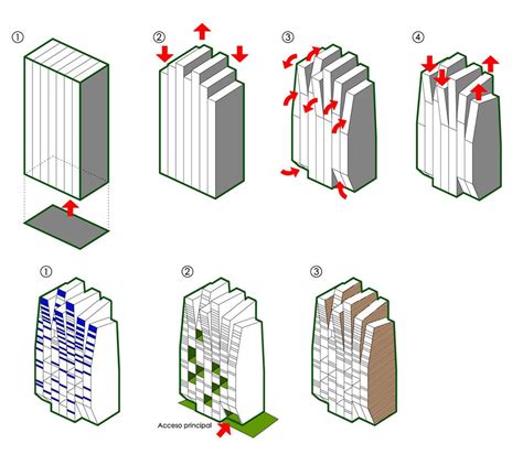 Mixed Use Tower-Moho Architects-plusmood concept : plusMOOD | Architecture concept diagram ...