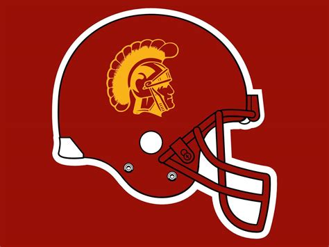 Download USC Football Helmet Illustration Wallpaper | Wallpapers.com