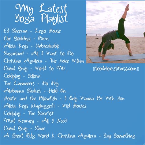 My Latest Yoga Playlist {January 2014} • Foodie Loves Fitness