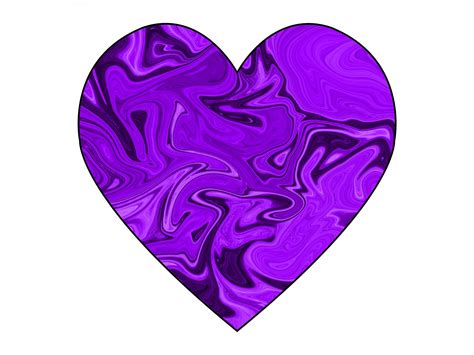 Purple Swirl Heart 2 Free Stock Photo - Public Domain Pictures