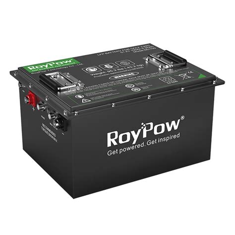 King of Carts RoyPow Lithium Battery w/ dash-mount battery meter ...