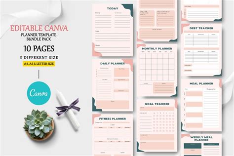 Editable Canva Planner Templates (2557231)