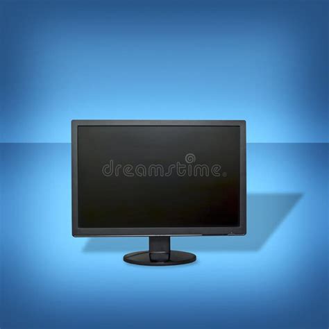 Close-up of a Liquid-crystal Display (LCD) Monitor Stock Illustration ...