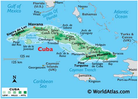 Cuba Latitude, Longitude, Absolute and Relative Locations - World Atlas