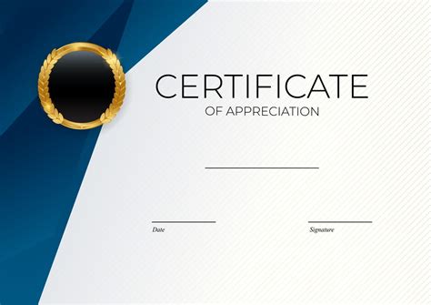 Award Certificate Design