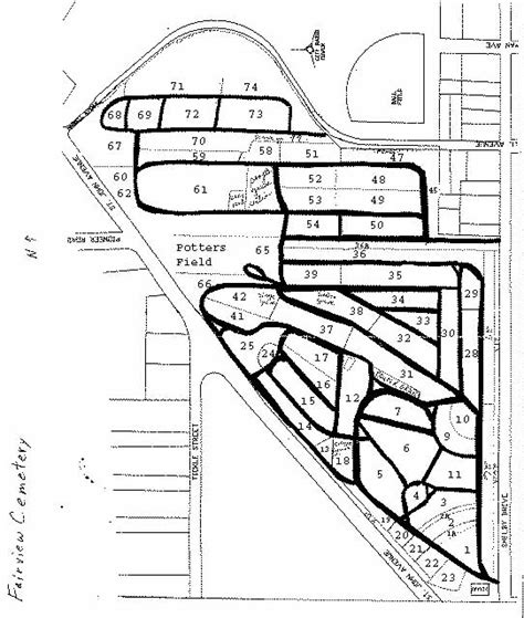 Fairview Cemetery Map