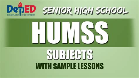 What Are The Subjects In Humss Grade 12 - papers-exam