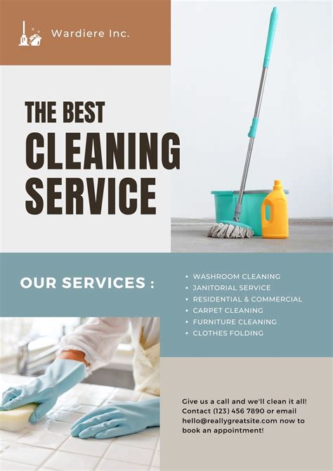 Commercial Cleaning Services Flyers