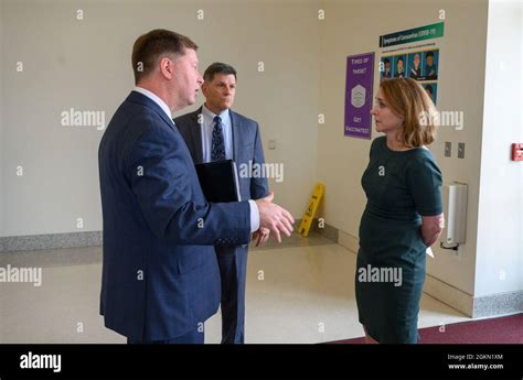 Deputy Secretary of Defense Kathleen Hicks speaks with the Transition ...