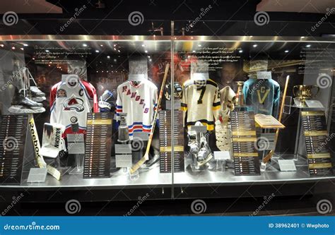 Hockey exhibits editorial photo. Image of arts, fashioned - 38962401