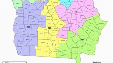 Georgia Senate Districts Map | secretmuseum