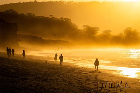 Check out the sunset glow on Monterey State Beach tonight. : r/MontereyBay