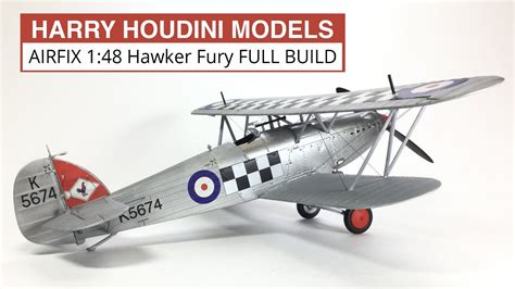 Airfix 1:48 Hawker Fury Full Build and Kit Review - YouTube